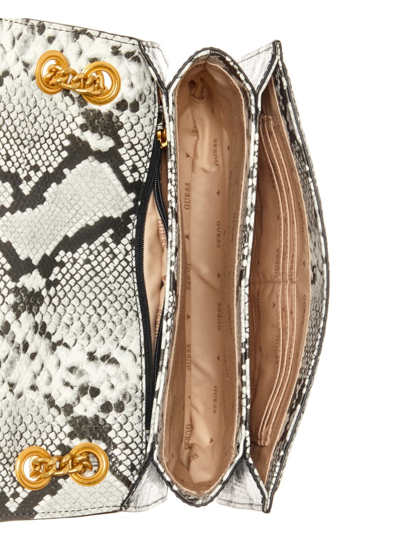 Guess, Bags, Guess Luxe Faux Python Crossbody Handbag