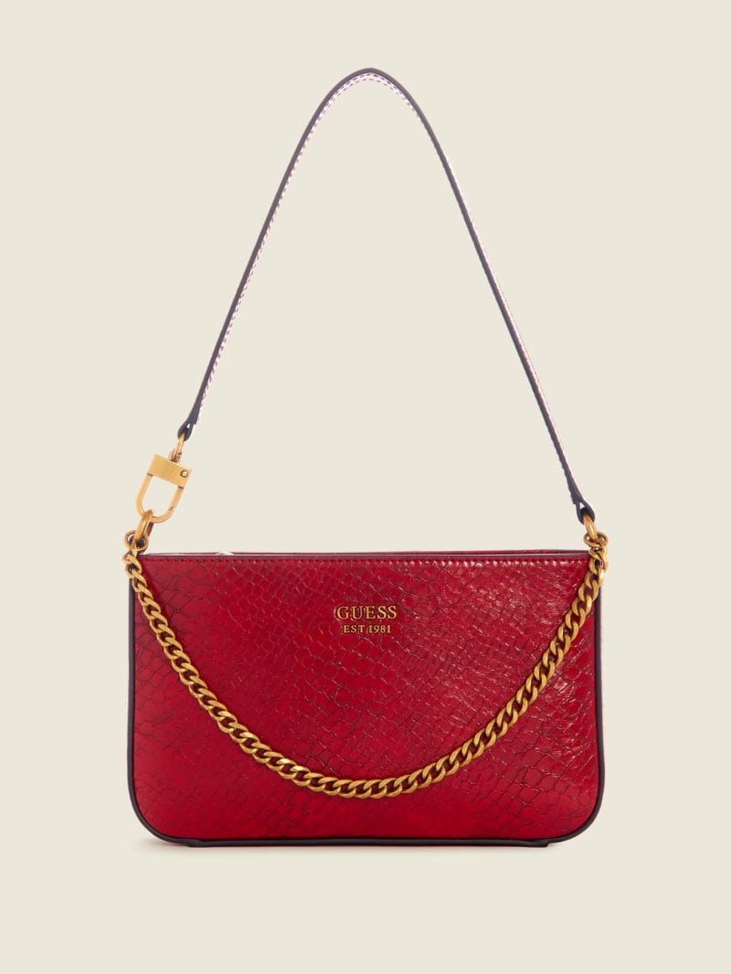guess katey mini top zip shoulder