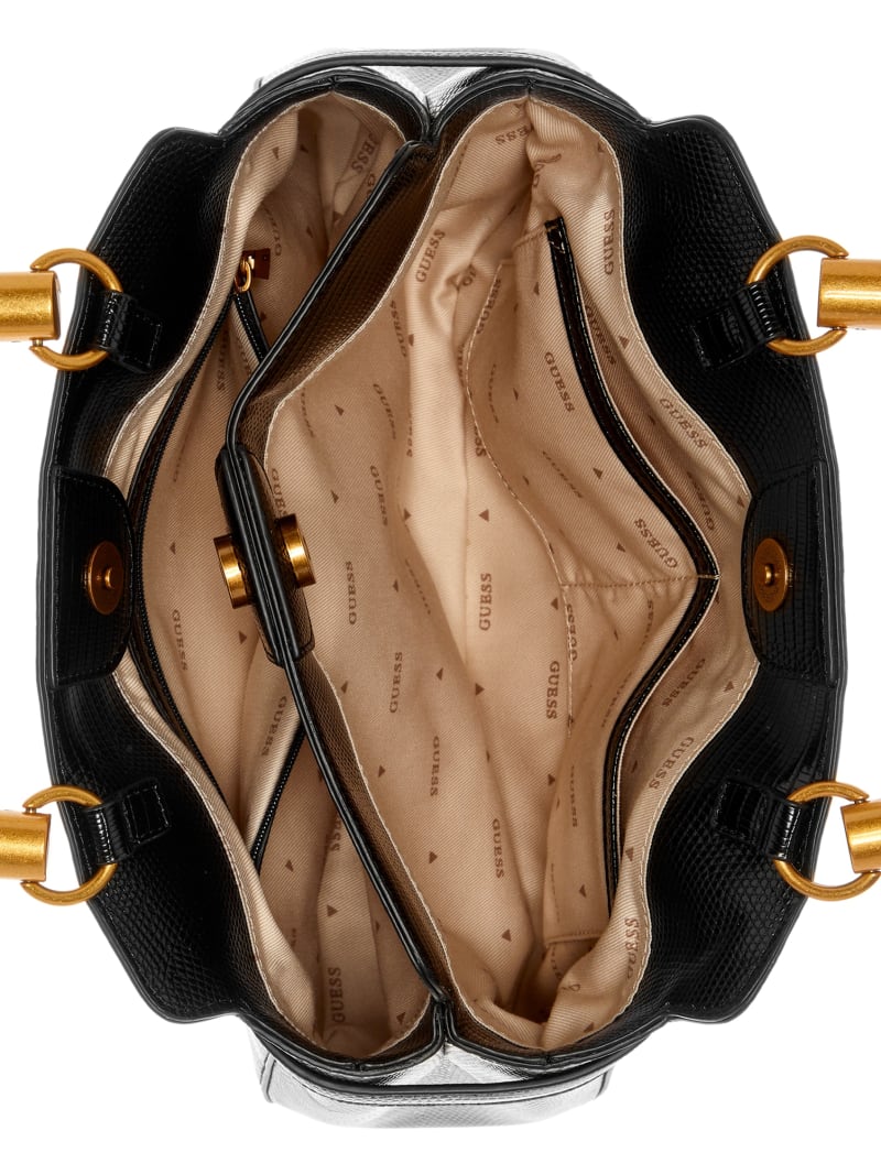 Sibel Bamboo Handle Satchel