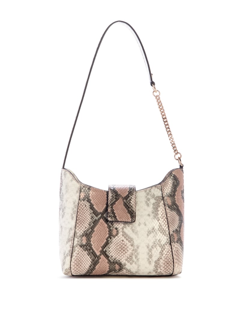 Jane Snakeskin Hobo Bag