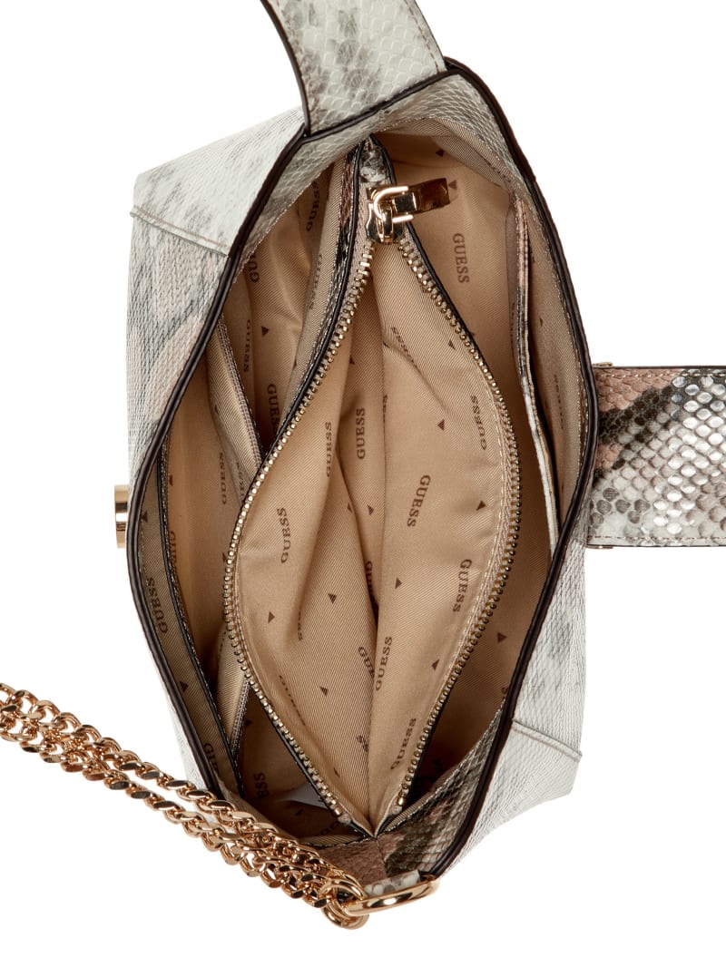 Jane Snakeskin Hobo Bag