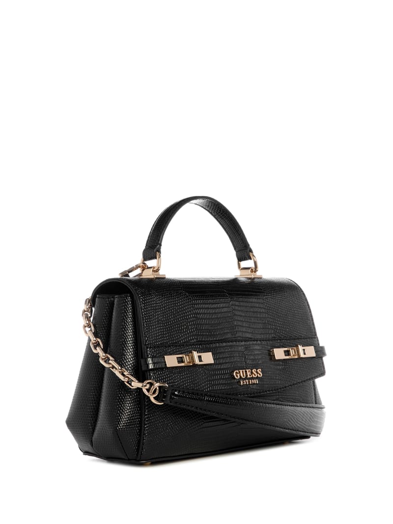 Melinda Lizard Top-Handle Bag