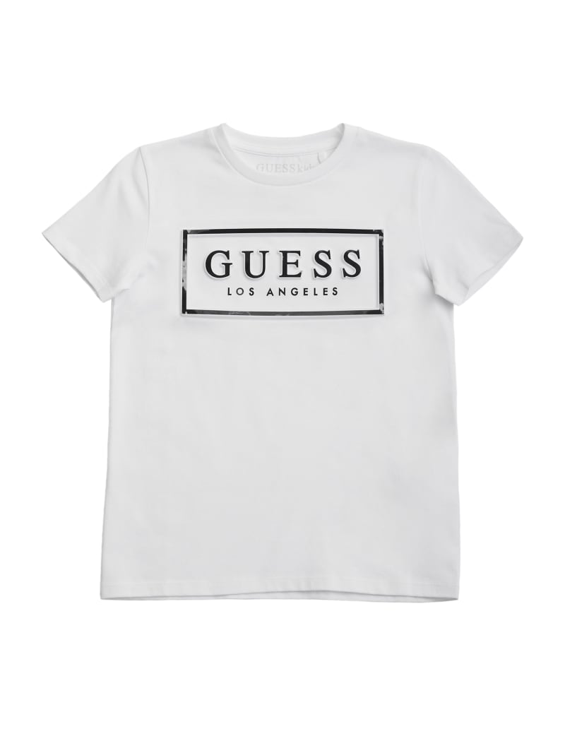 Guess motif t shirt outlet