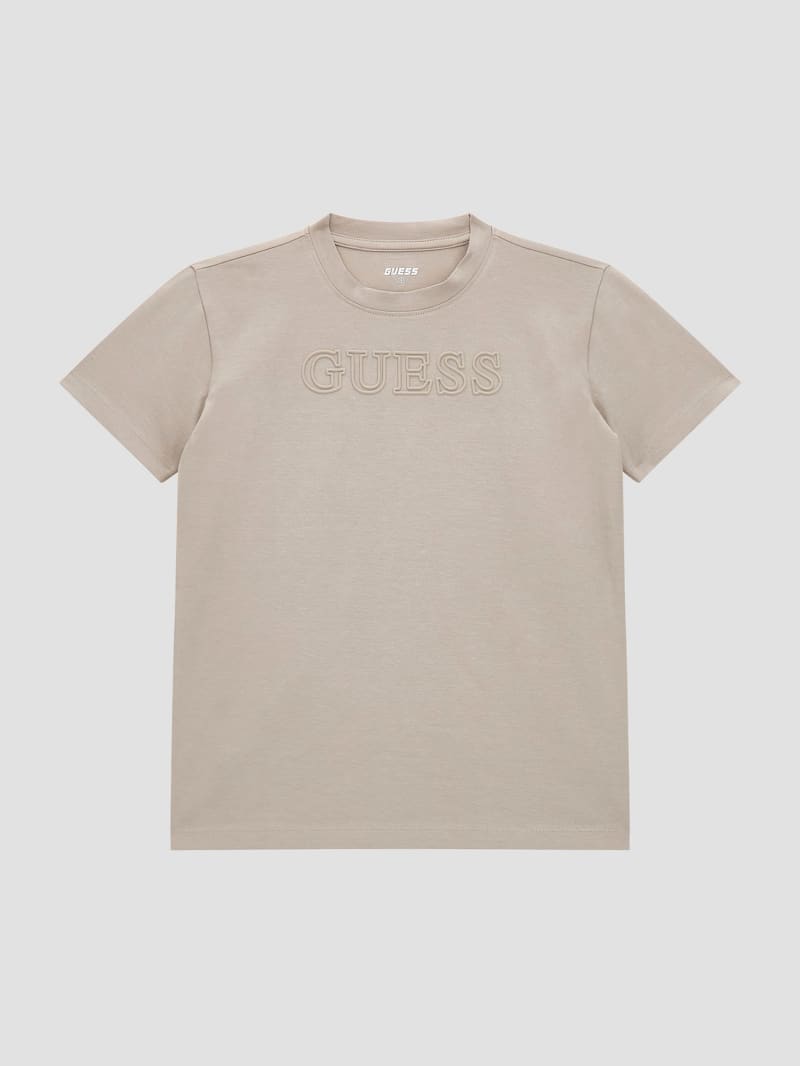Guess embossed logo sweatshirt hot sale