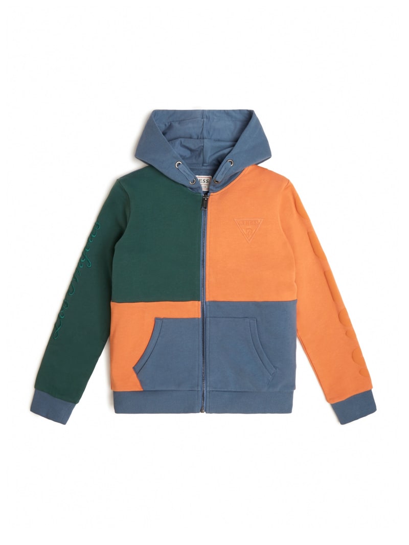 Guess colour block hoodie Clearance