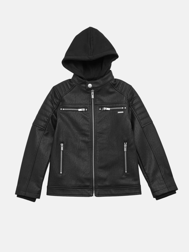 Macer Hooded Moto Jacket (7-16)
