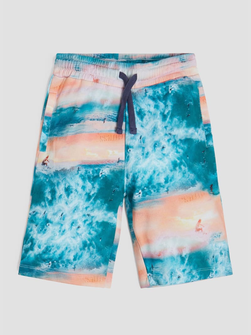 Eco Printed Active Shorts (7-16)