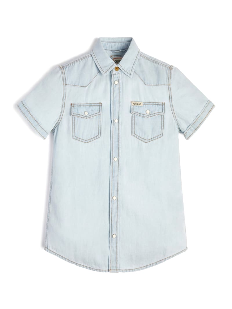 Eco Woven Linen-Blend Shirt (7-16)