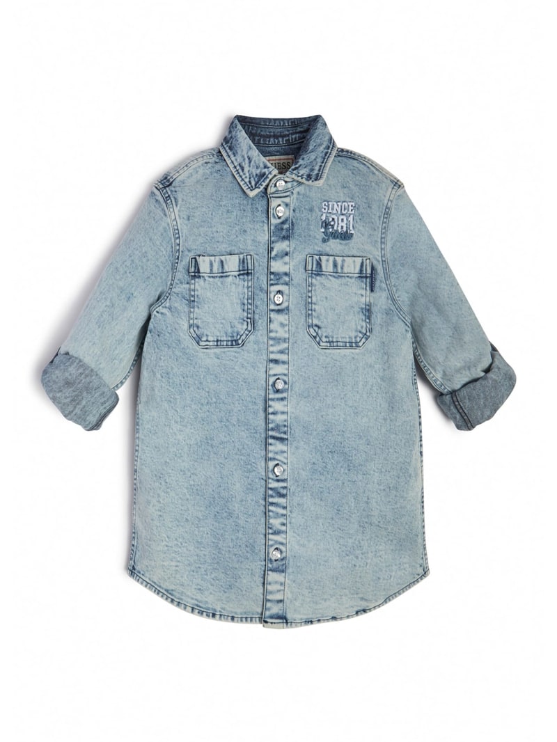 Stretch Denim Shirt (7-18) | GUESS Canada