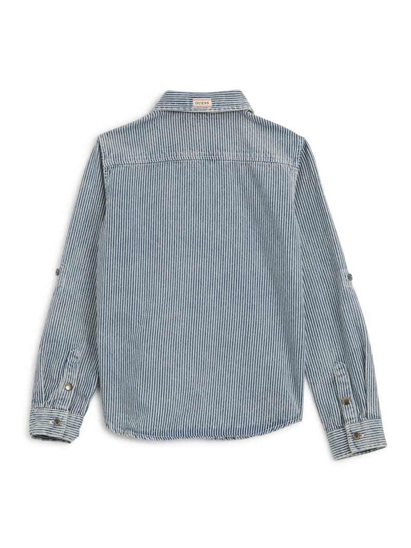 Guess travis outlet pinstripe long sleeve