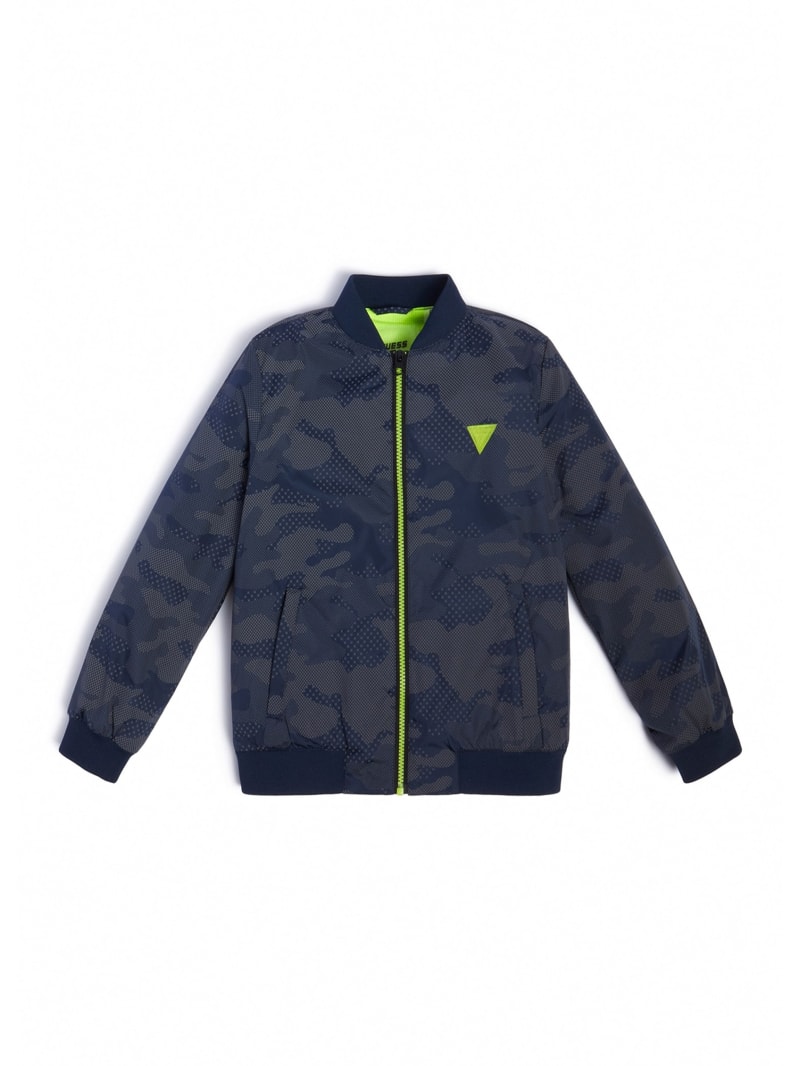 Camouflage Zip Jacket 4 16 GUESS