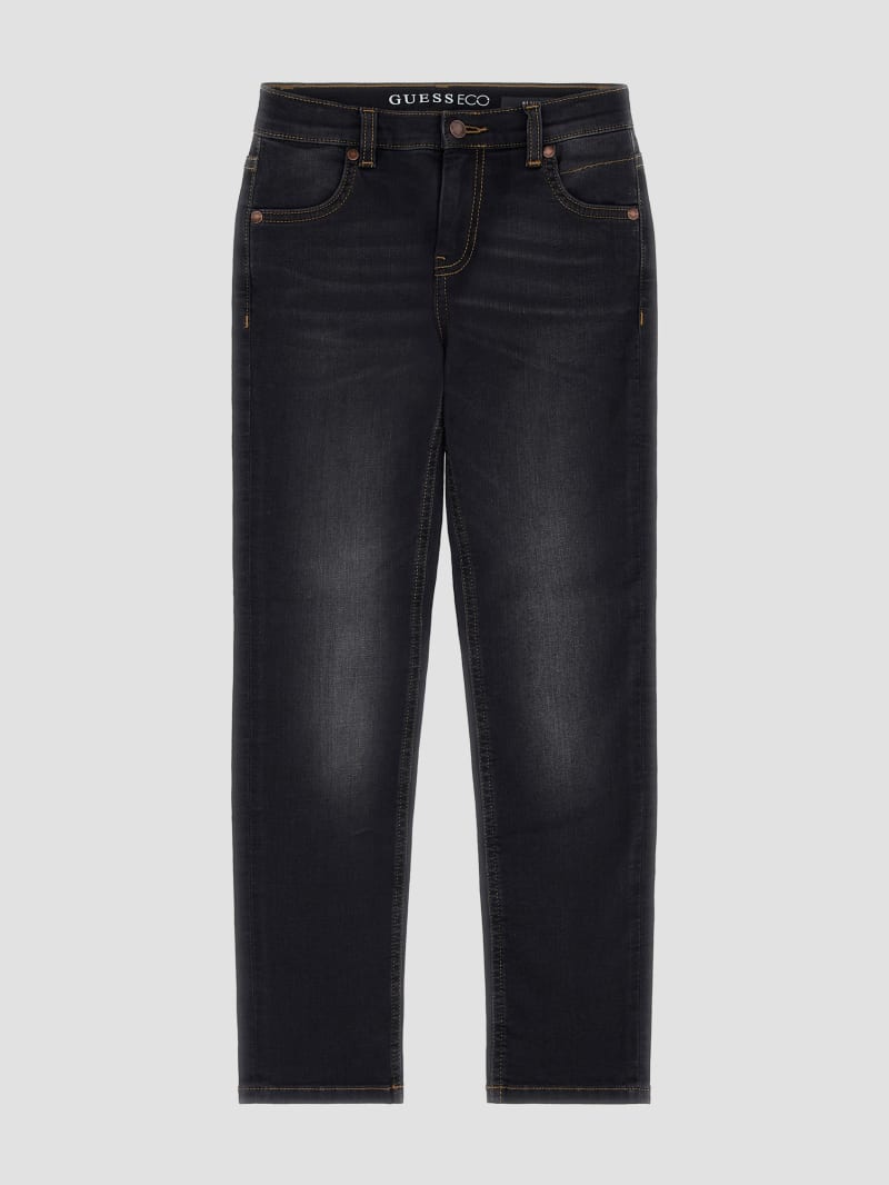 Eco Black Denim Slim Fit Jeans (7-16) | GUESS