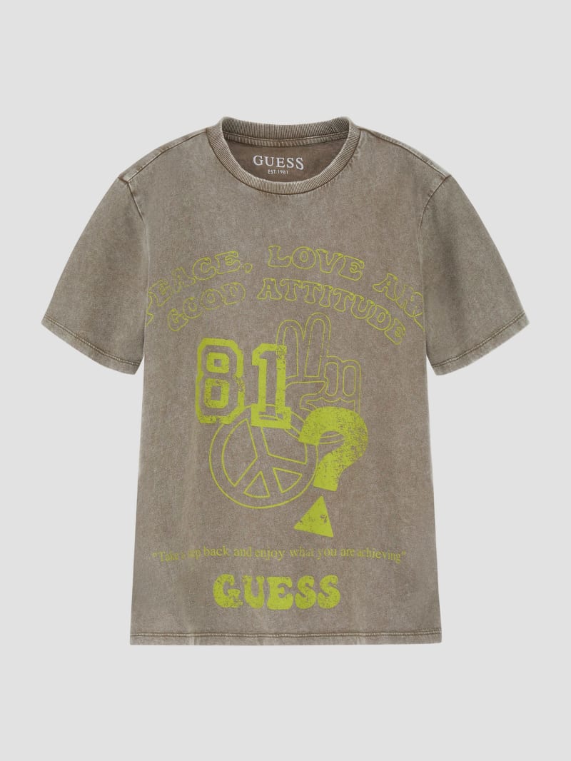 Guess david yarn dye tee discount