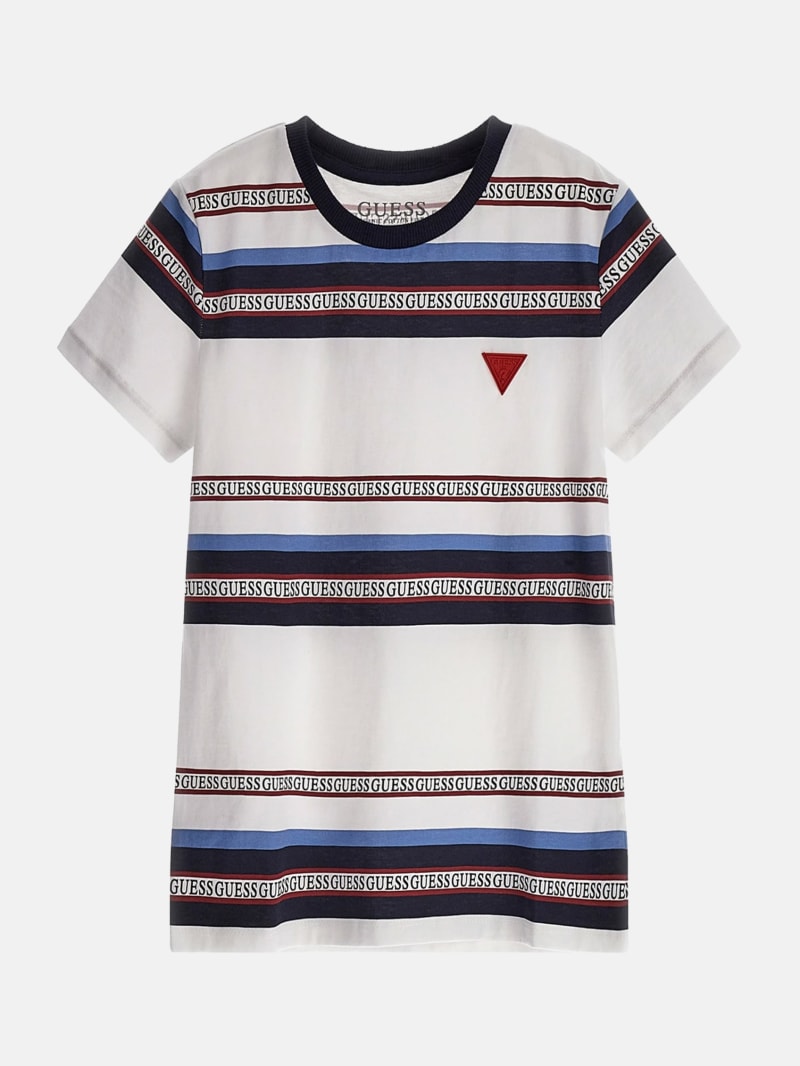 Guess multicolor striped discount tee