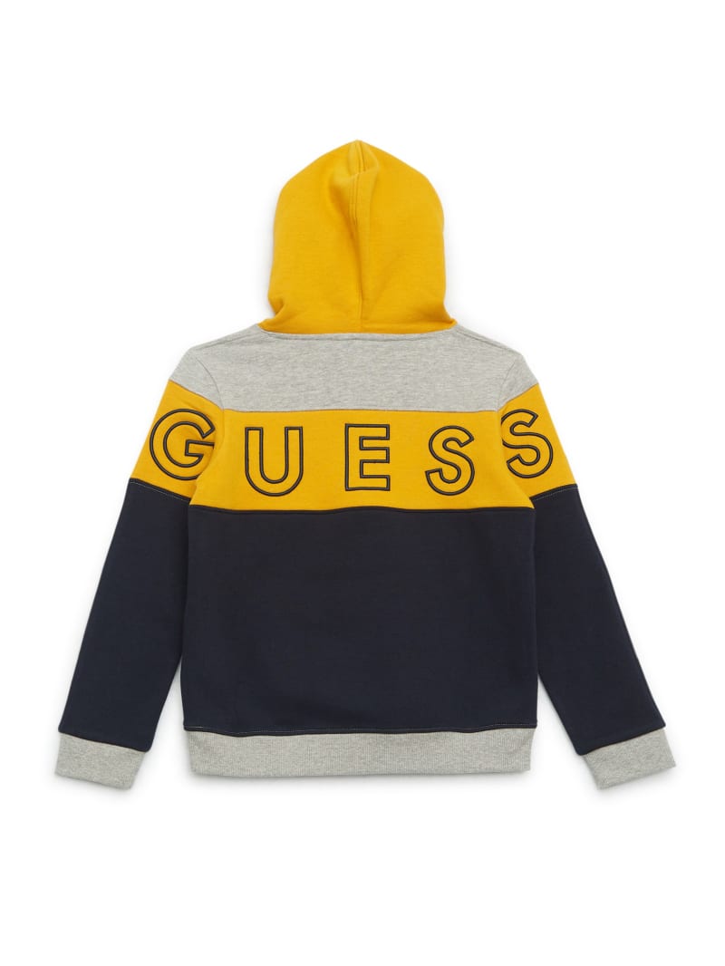 Yellow guess hoodie clearance