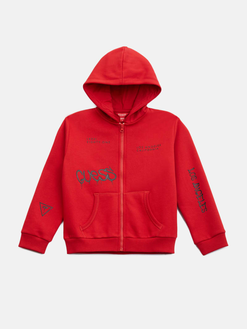 Eco Fox Graffiti Active Fleece Jacket (7-16) | GUESS Factory
