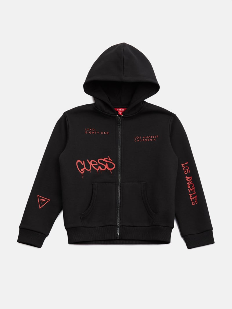 Eco Fox Graffiti Active Fleece Jacket (7-16)