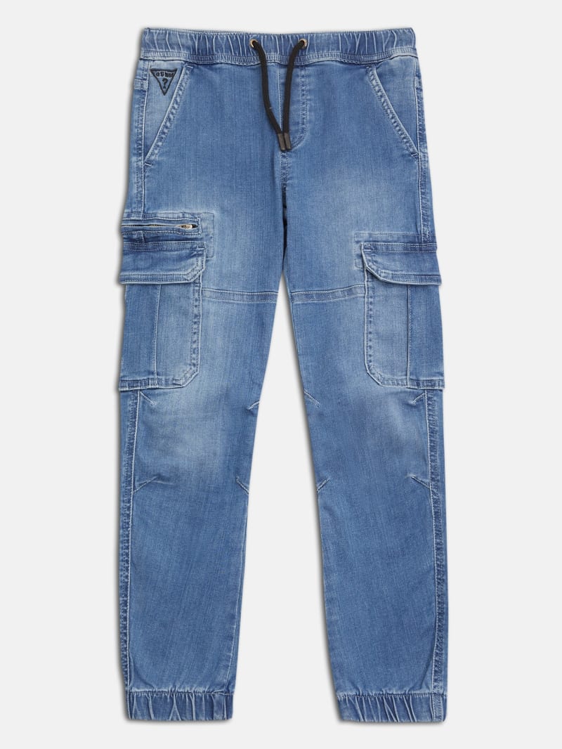 Luis Denim Cargo Joggers 7 18 GUESS Factory