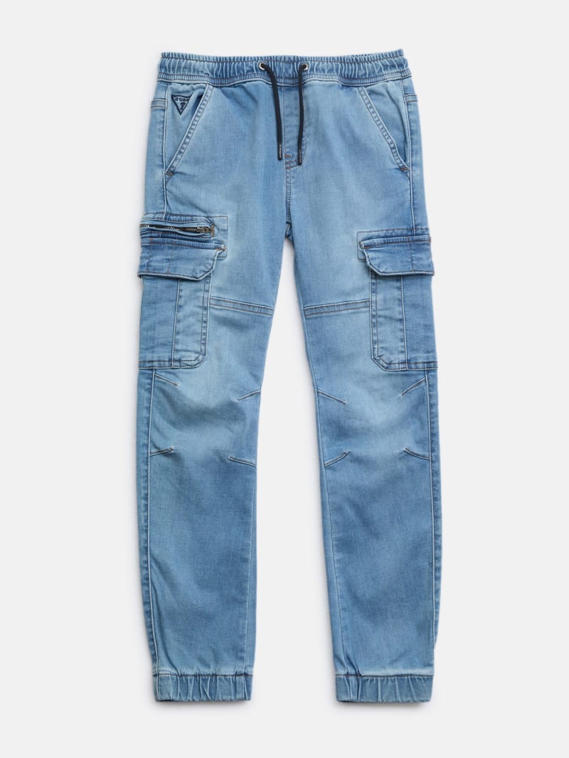 Luis Denim Cargo Joggers (7-18)
