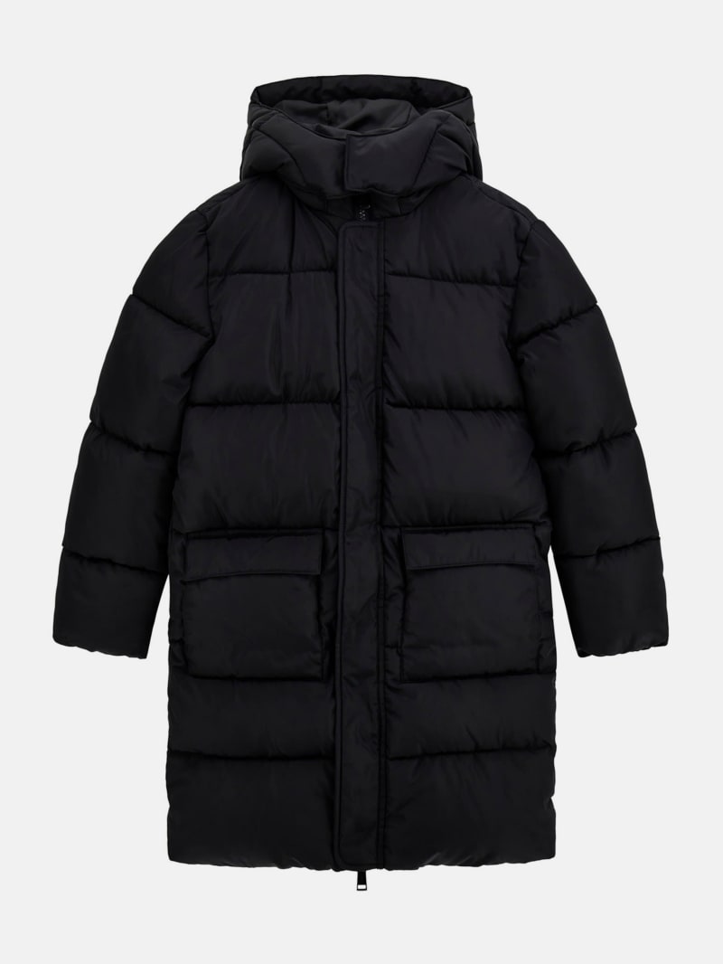 Signature Hooded Puffer Coat (7-16) | GUESS