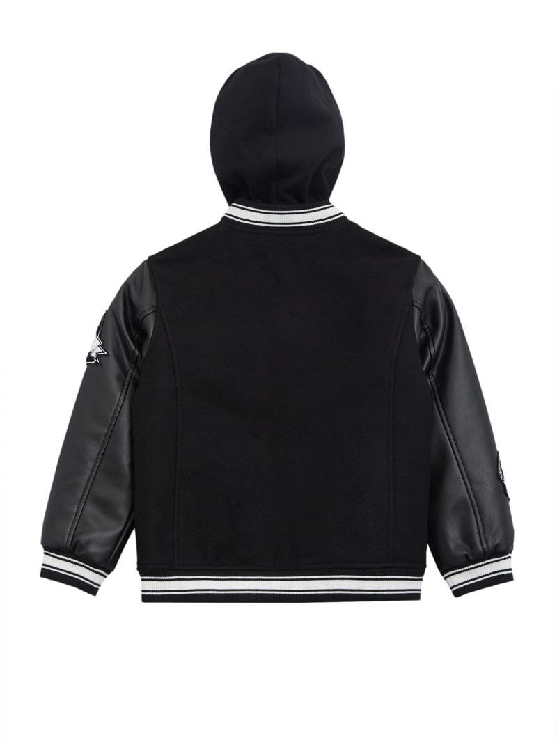 Lark Hooded Varsity Jacket (7-16) | GUESS Factory