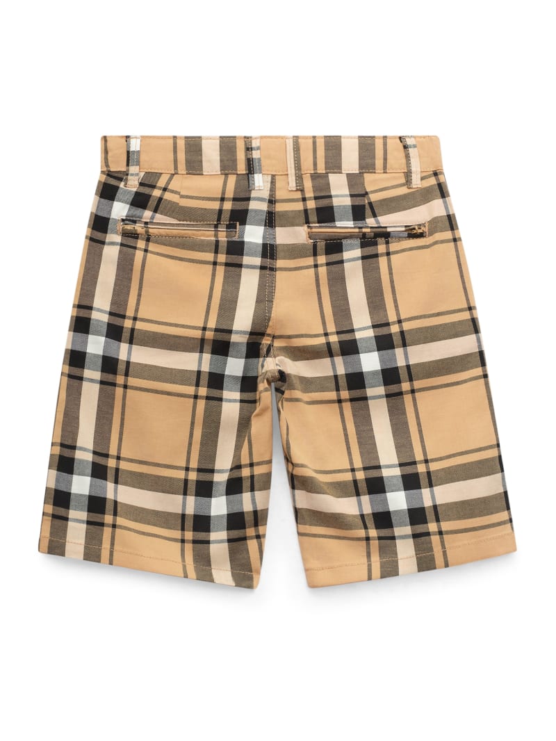 GUESS® Hertz Plaid Shorts (7-16)