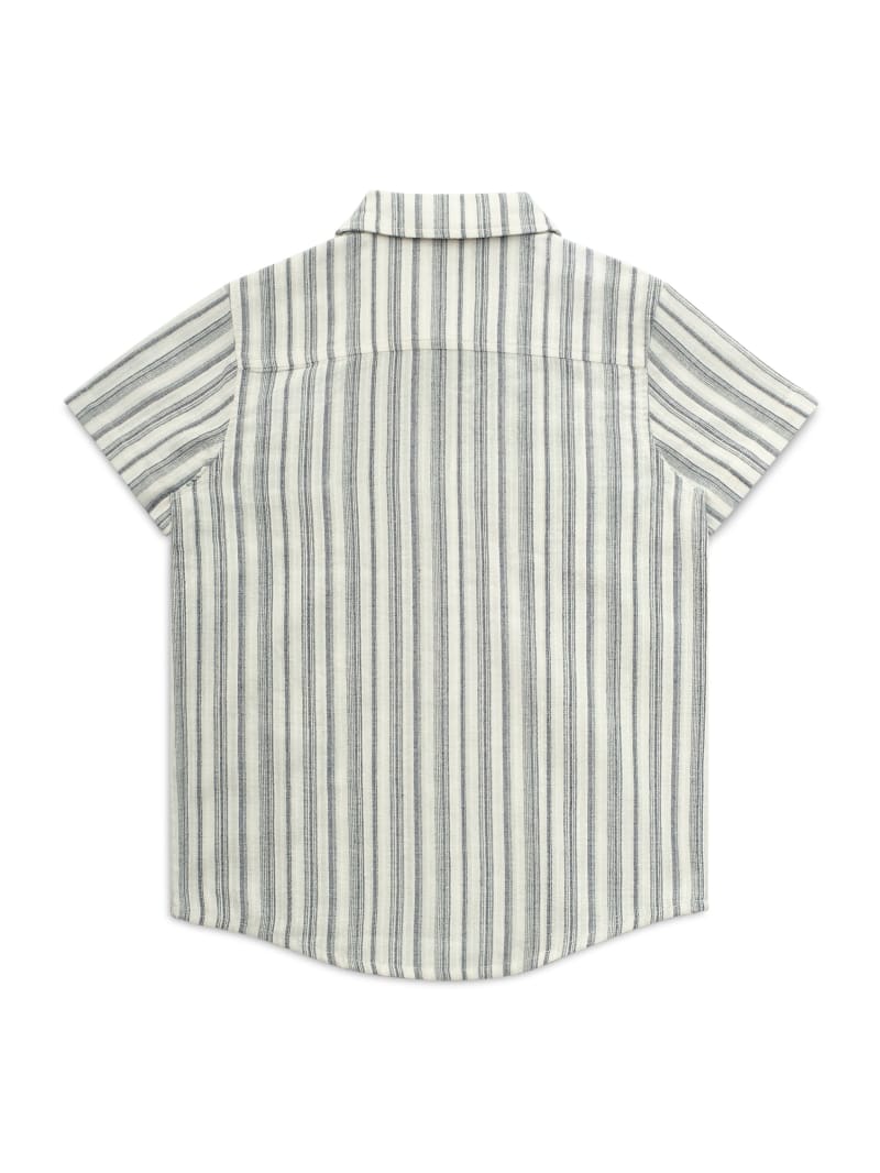 Major Stripe Woven Top (7-16) | GUESS Factory