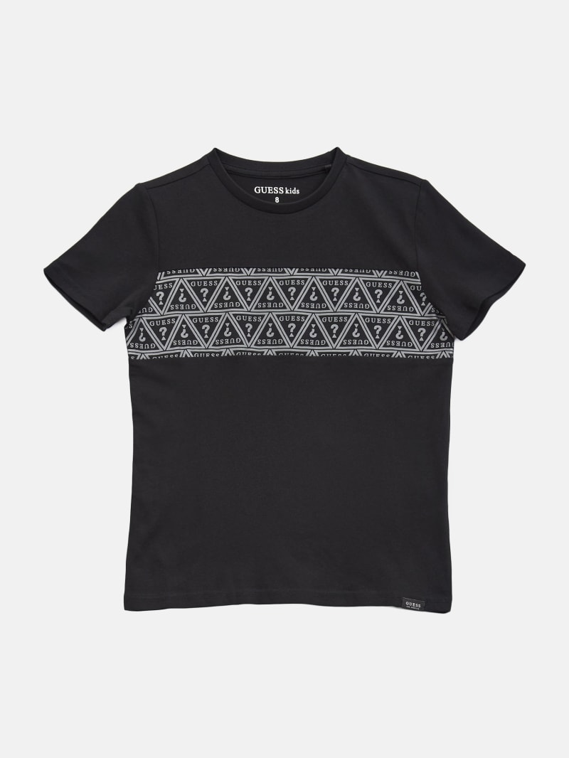 Tee shirt a rayure a logo eco Mardan 7 16 GUESS Factory Ca