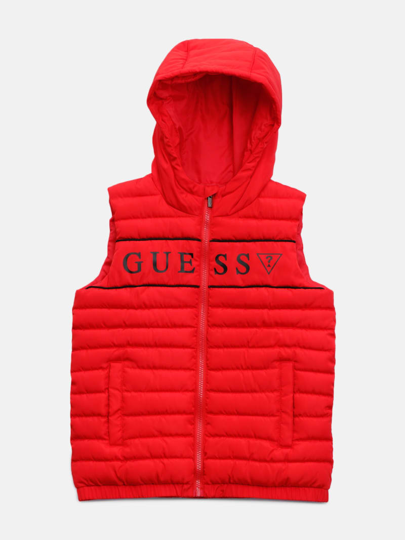 Puffer Logo Vest (7-16) | GUESS Factory
