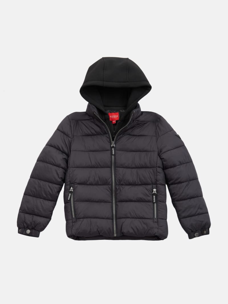 魅力の (7-16) Jacket Hooded Fleece Harrison Eco | Factory GUESS ジャケット・アウター