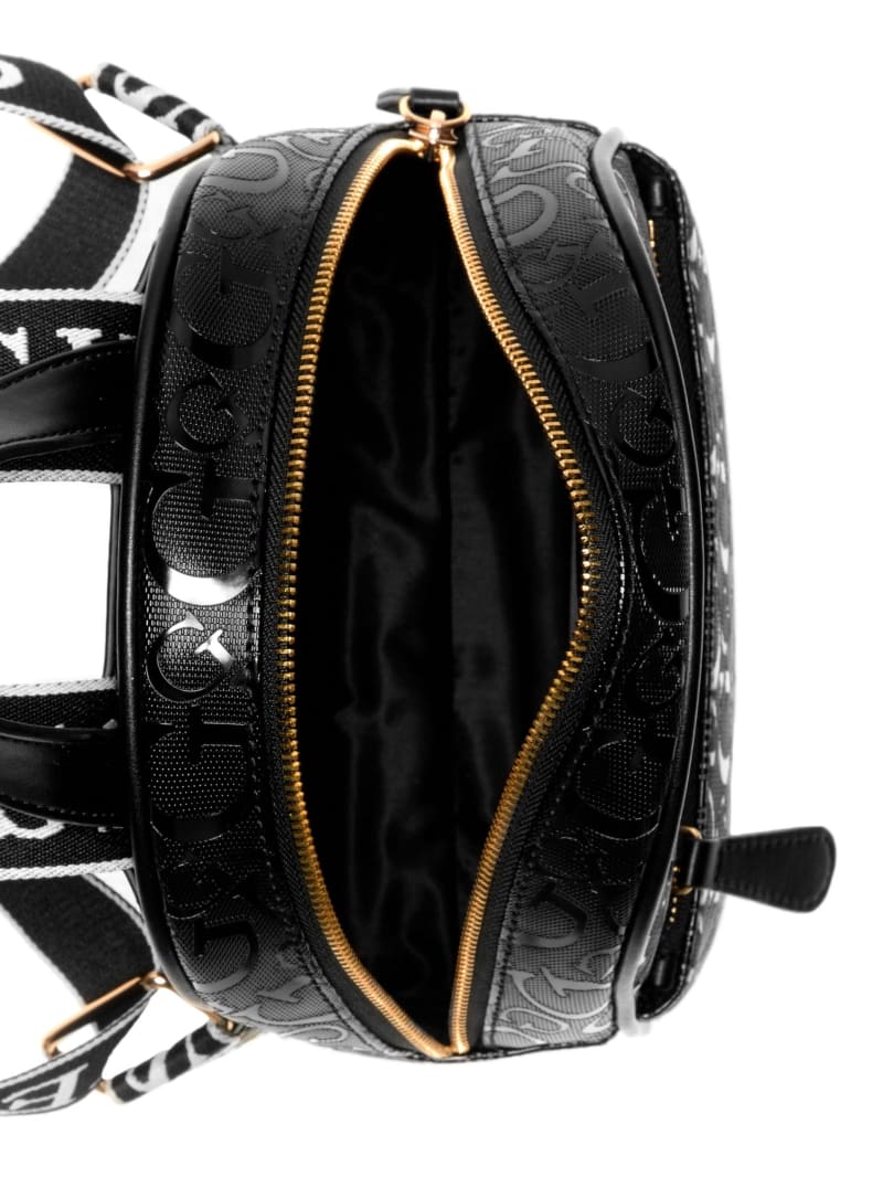 Millom Shiny Coated Logo Backpack | GUESS Factory