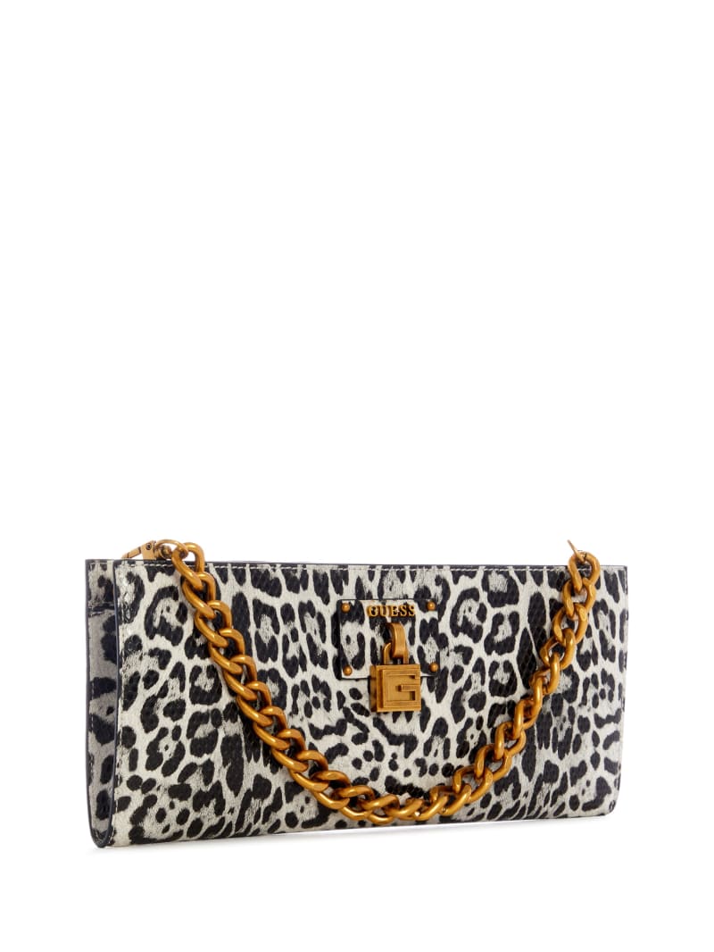 Centre Stage Leopard Clutch