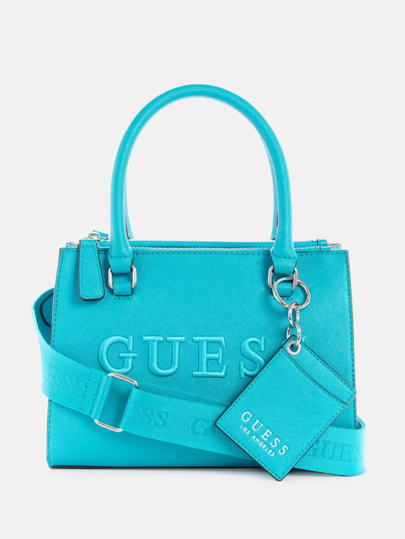 Marfa Faux-Leather Satchel | GUESS Factory