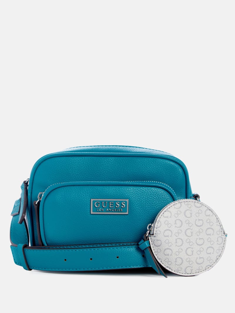 Aviel Mini Double Zip Crossbody GUESS Factory Ca