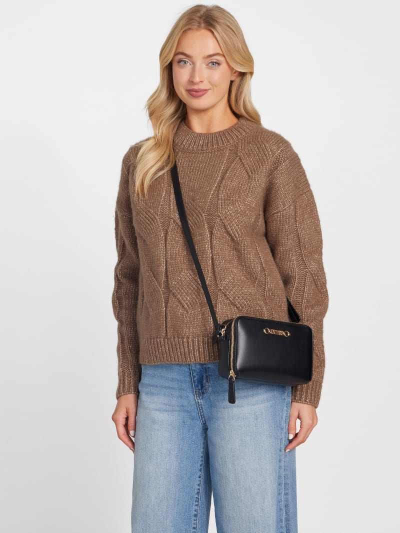 Avelina Double-Zip Crossbody | GUESS Factory