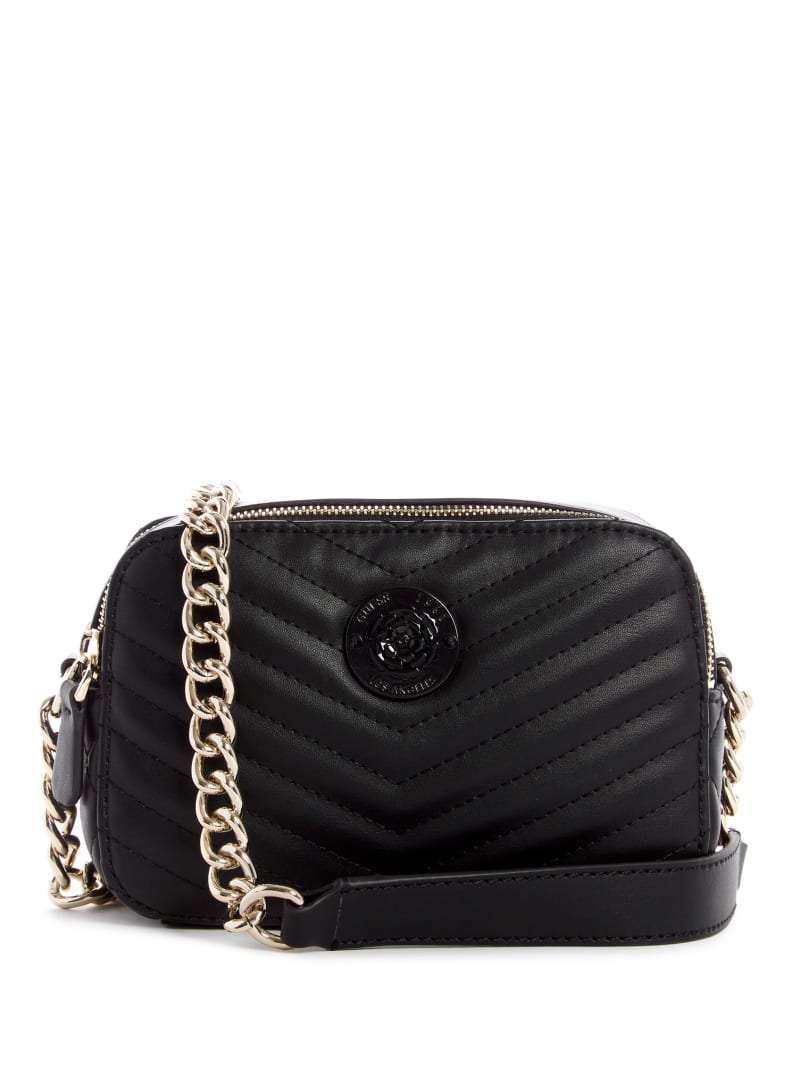 Noelle Quilted Camera Crossbody | GUESS