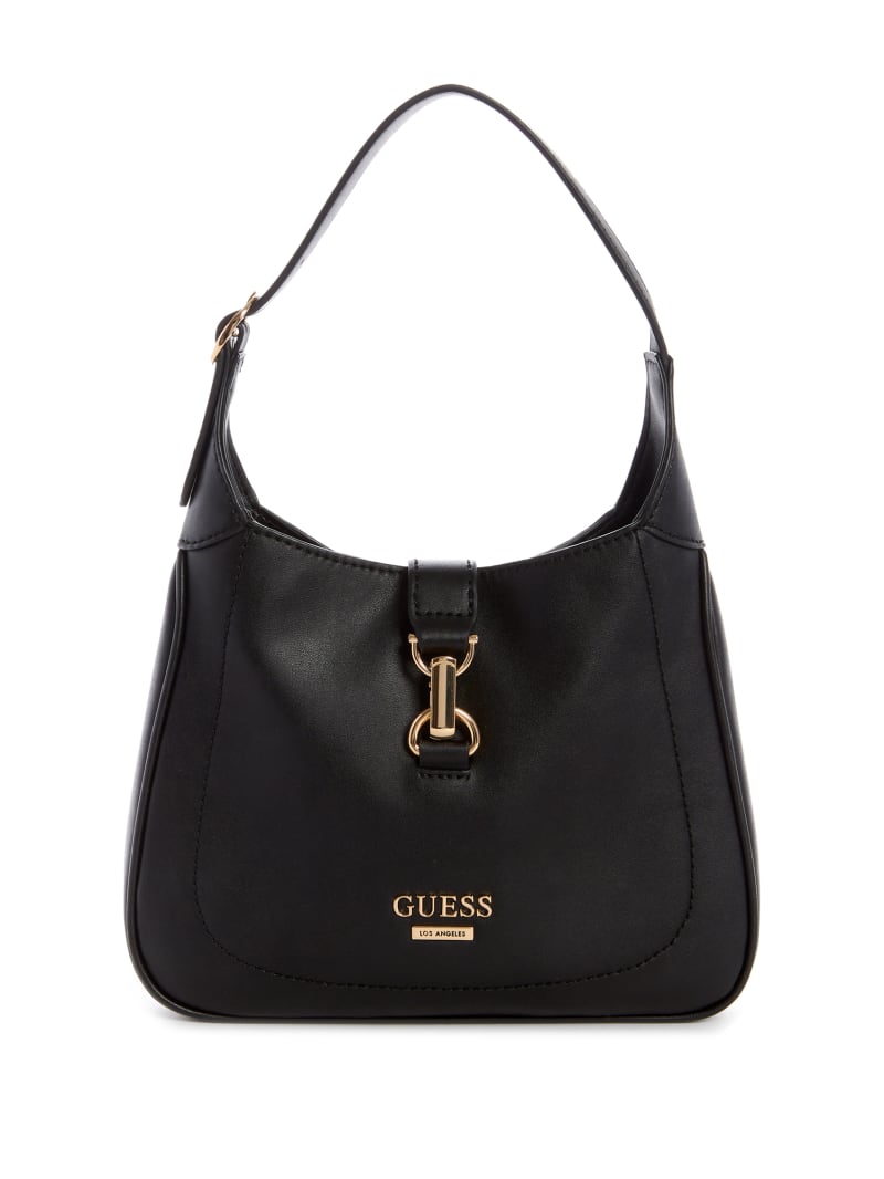 Black shoulder bag zip Clearance