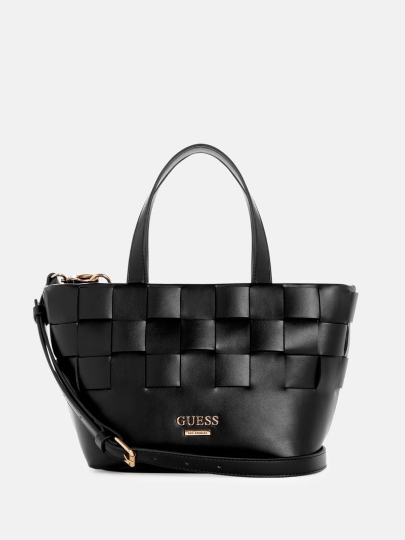 Bordizzo Woven Small Satchel GUESS Factory Ca