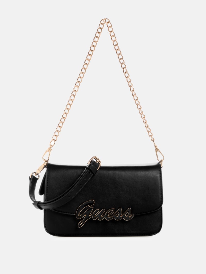 Abeille Fold-Over Crossbody | GUESS Factory Abeille Fold-Over Crossbody | GUESS Factory