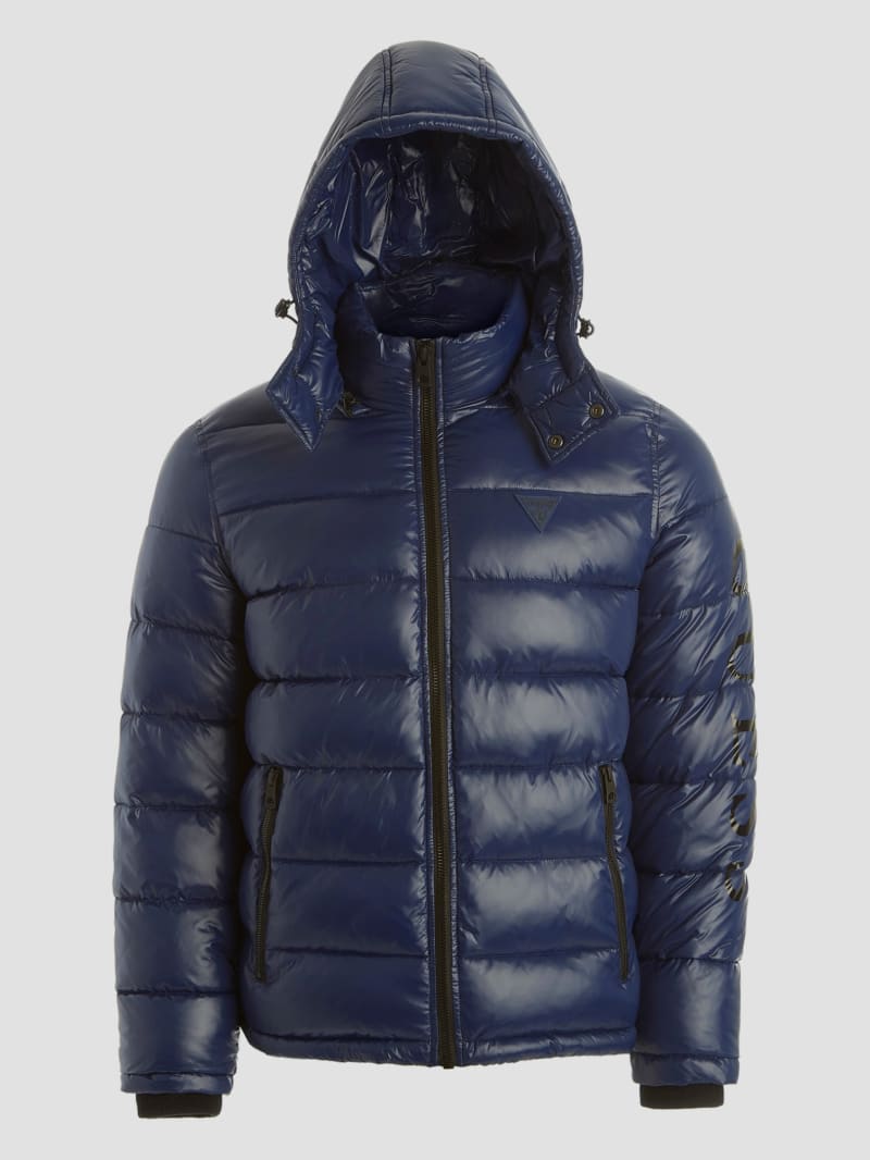 Blue guess 2025 puffer coat