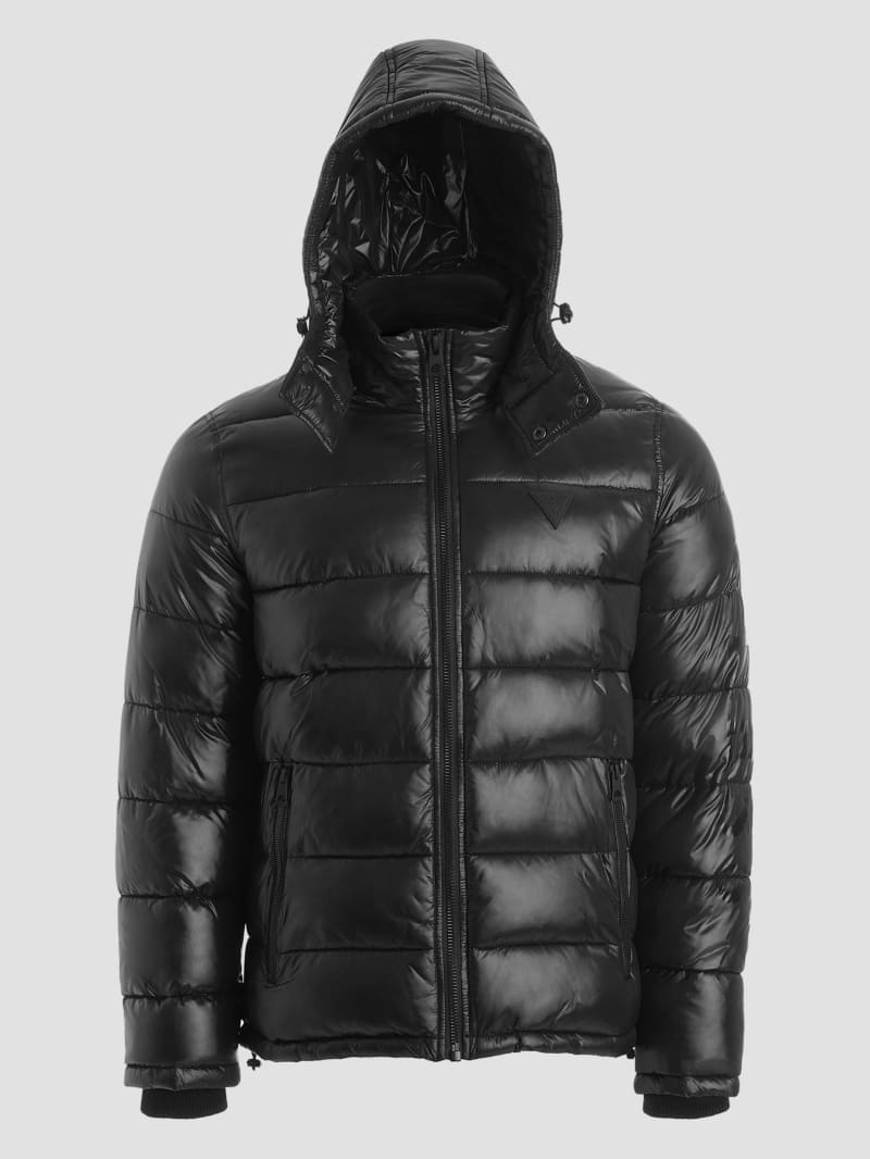 guess men's reversible puffer jacket