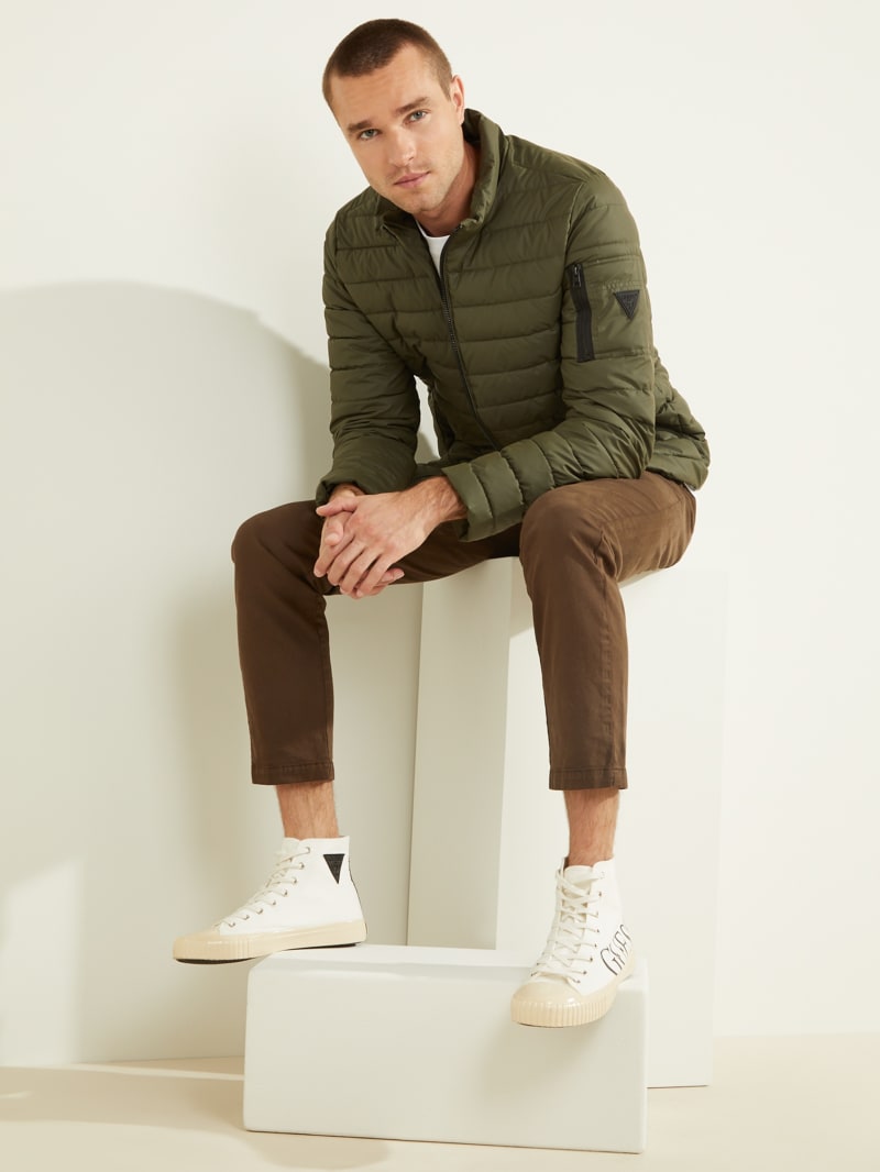 noah nylon puffer jacket guess