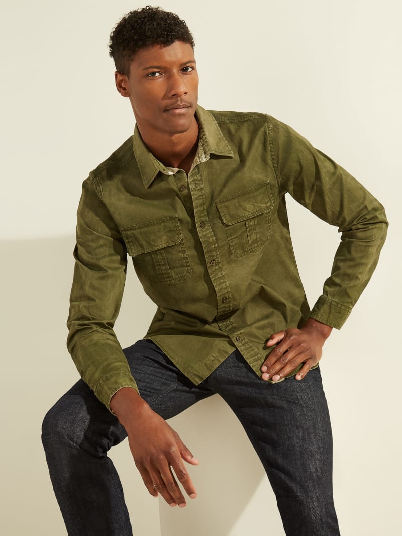 guess rose shirt