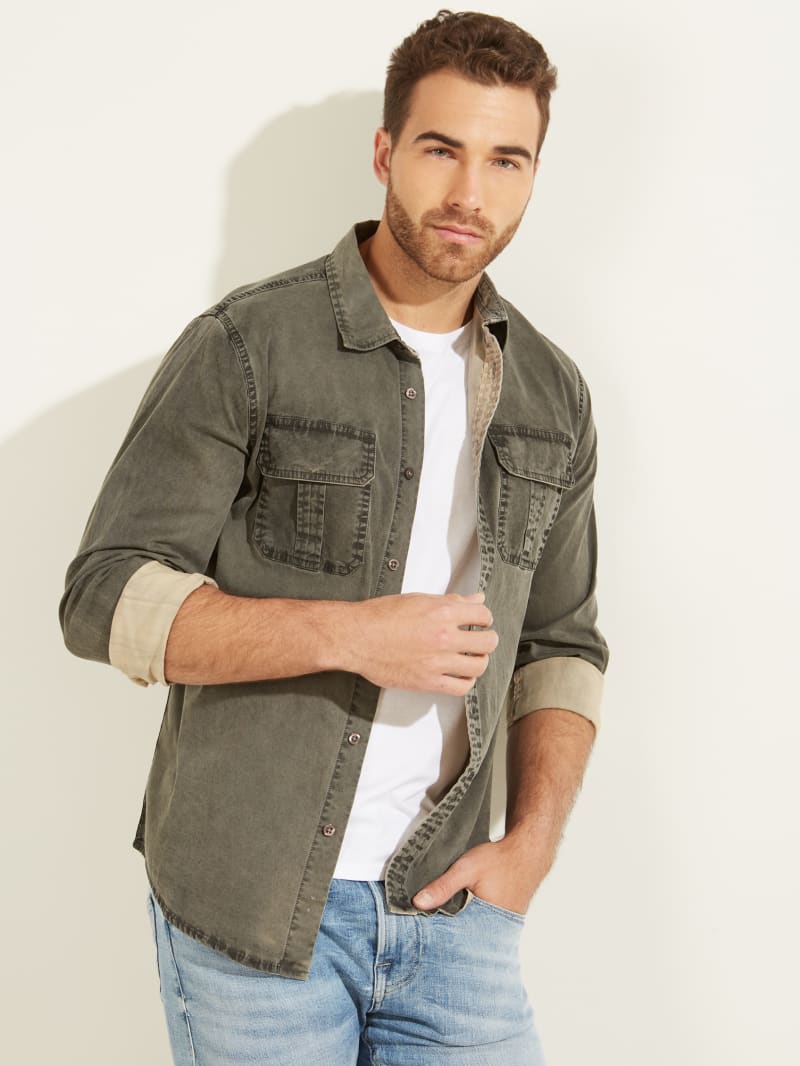 guess brand shirts for mens