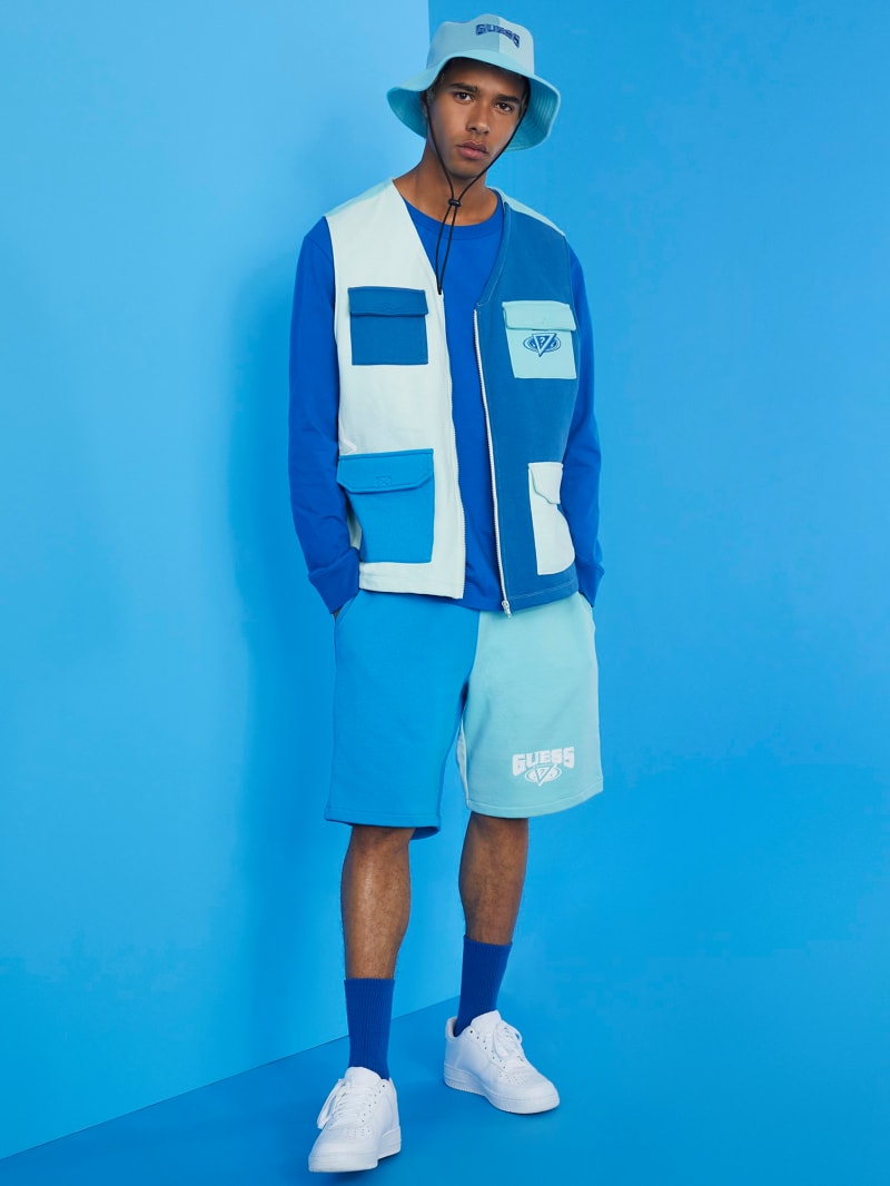 GUESS x J Balvin Color-Blocked Shorts | GUESS