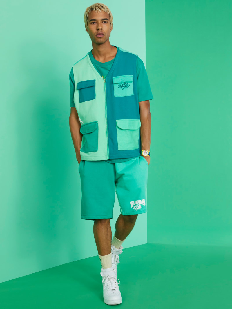 GUESS x J Balvin Color-Blocked Shorts | GUESS