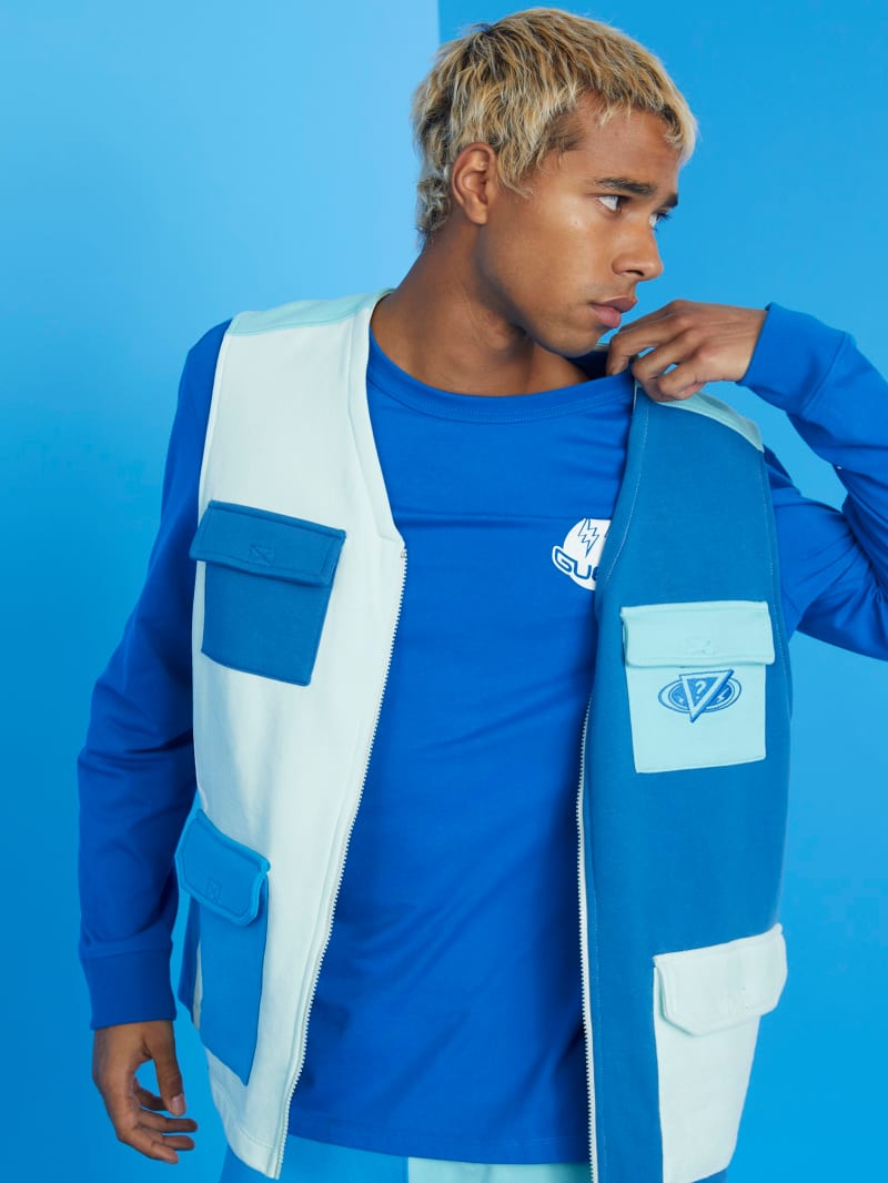 Guess x J Balvin Color-Blocked Vest. 1