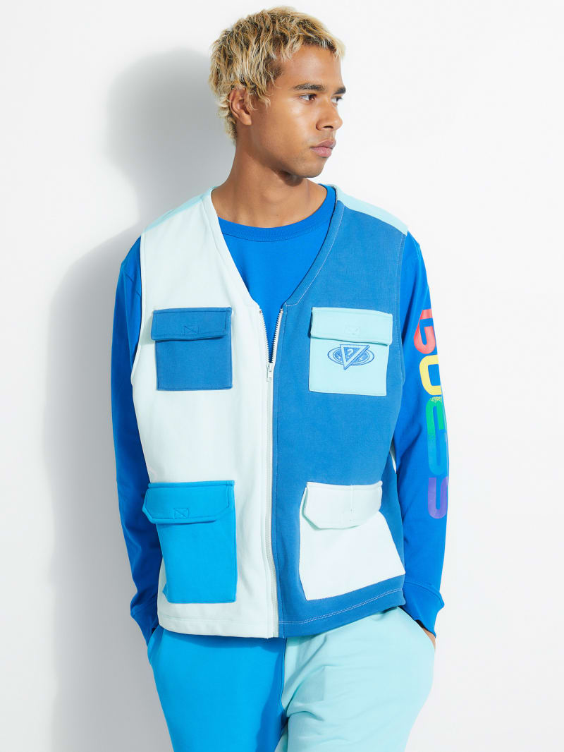Guess x J Balvin Color-Blocked Vest. 2
