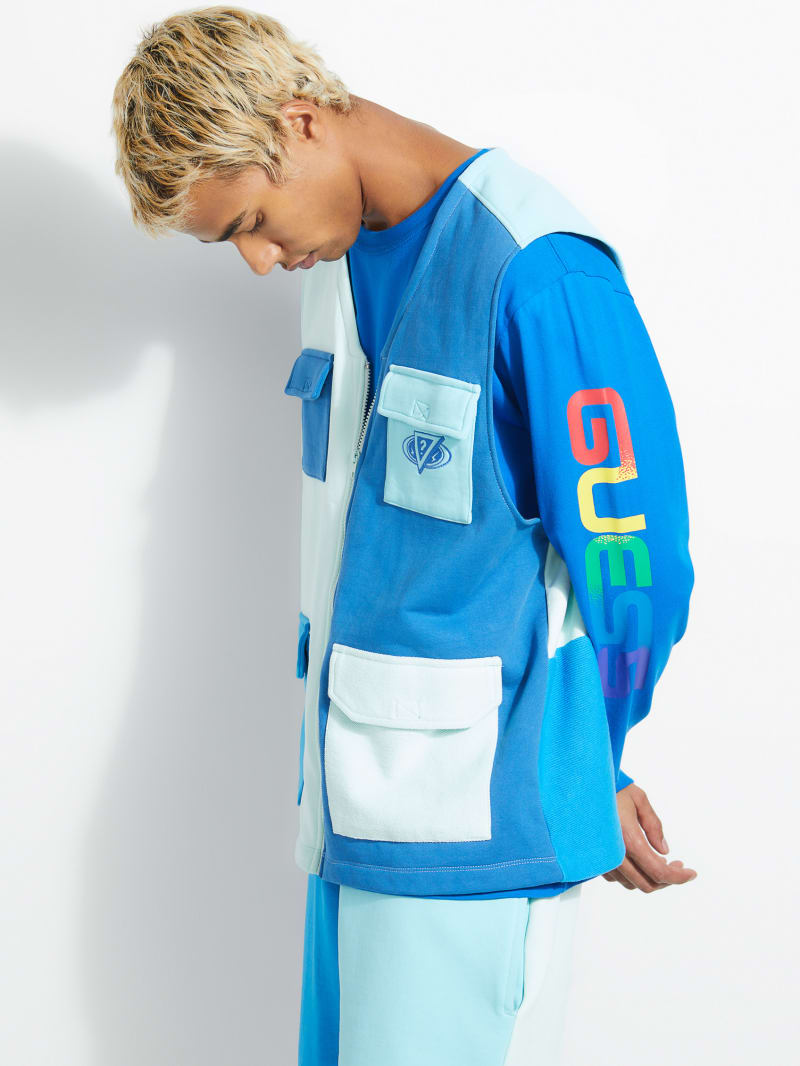 Guess x J Balvin Color-Blocked Vest. 3