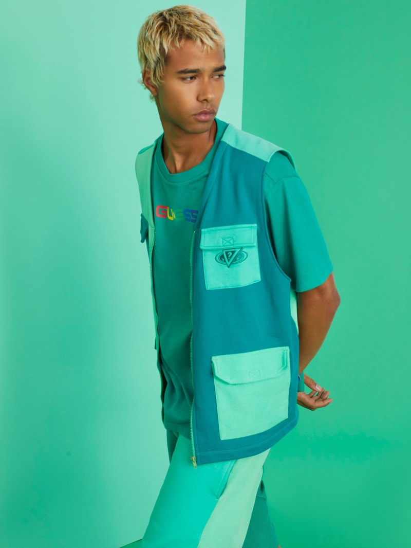 Download GUESS x J Balvin Color-Blocked Vest | GUESS